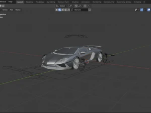 lambo aventador sv 3D Model