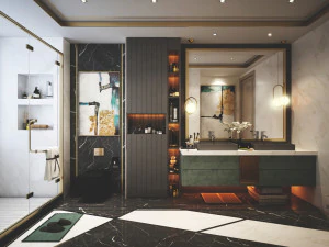 luxury bathroom 3D Model
