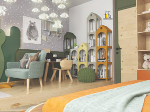 child room Modelo 3D