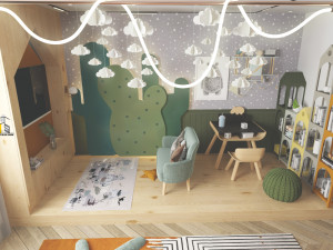 child room Model 3D