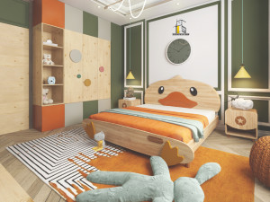 child room Model 3D