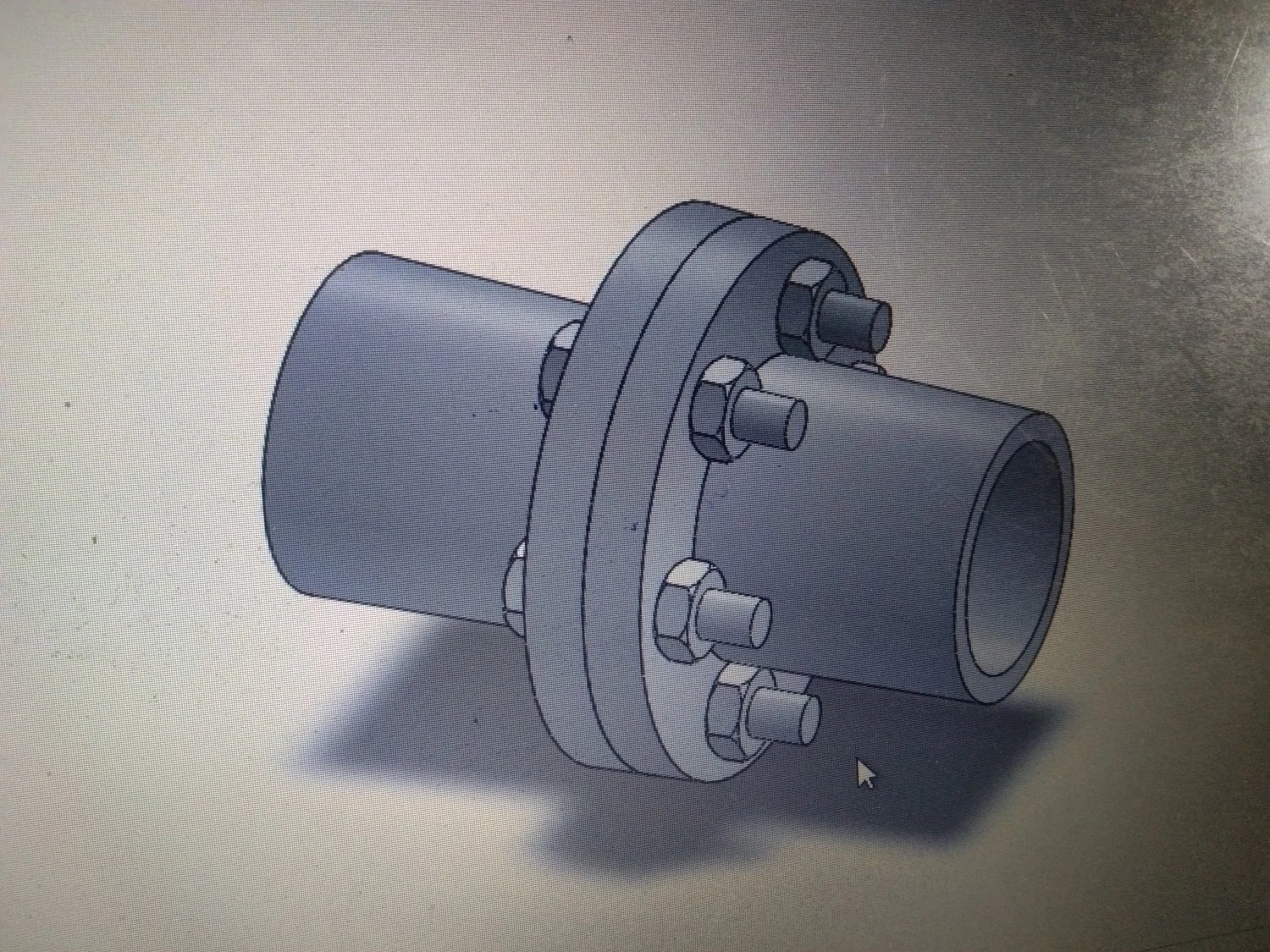 flange coupling 3D Print Model .c4d .max .obj .3ds .fbx .stl .blend 