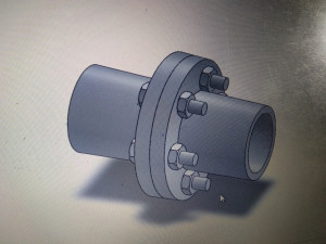 flange coupling Model do druku 3D