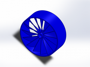fan design for student Model do druku 3D