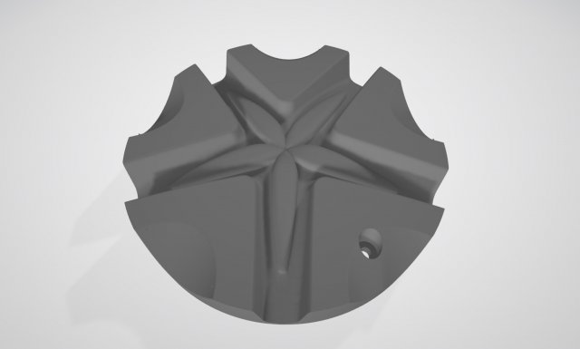 car disc cap 3Dプリントモデル .c4d .max .obj .3ds .fbx .stl .blend