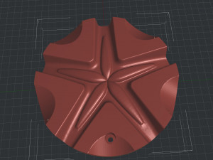 car disc cap 3Dプリントモデル