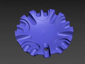 capuchon de disque de roue de voiture Modèles 3D en vedette