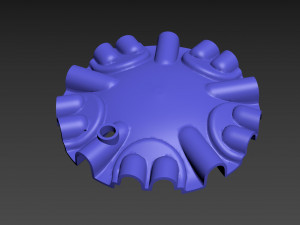 car wheel disc cap 3D Print Model
