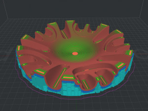 car wheel disc cap 3D Print Model