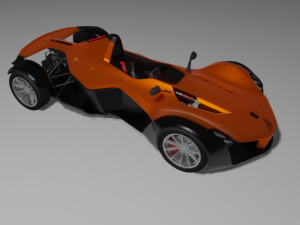 tesla le mans 2030 race car 3D 模型