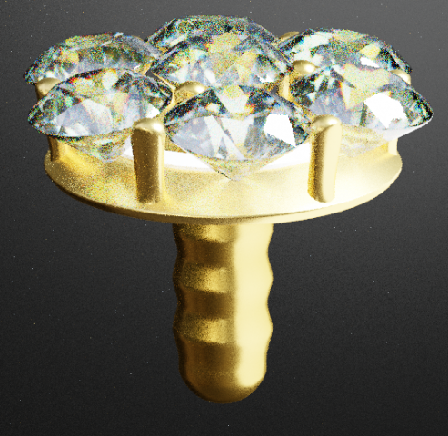 modern earrings 3D 打印模型 .c4d .max .obj .3ds .fbx .stl .blend 