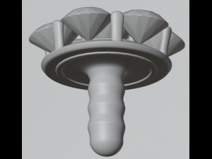 modern earrings 3D 打印模型