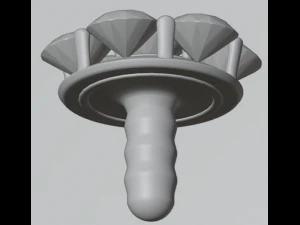 pendientes modernos Modelo de impresión 3D