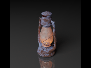 old lantern 3D Model