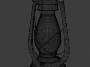 old lantern Model 3D
