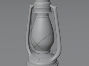 old lantern Model 3D