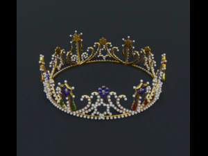 tiara 3D Print Model