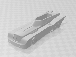 batmobile planter 3D Model