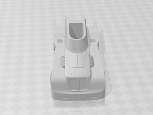 batmobile planter Model 3D