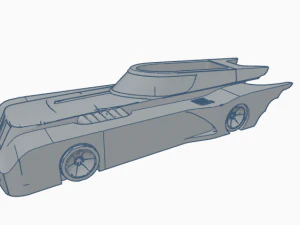 batmobile planter 3D Model