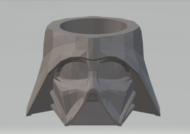 darth vader pot Model 3D .c4d .max .obj .3ds .fbx .stl .blend 