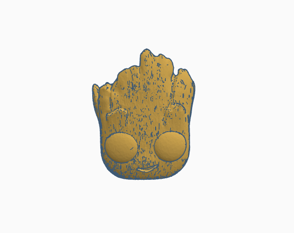 baby groot planter funko style 3D 모델 .c4d .max .obj .3ds .fbx .stl .blend 