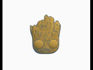 baby groot planter funko style 3D-Modell