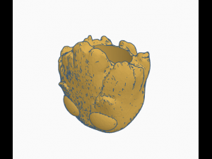 baby groot planter funko style 3D 모델
