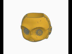 pemegang pesawat c3p0 Model 3D