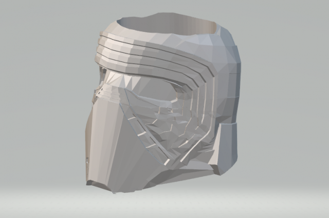 kylo ren flower pot Modelo 3D .c4d .max .obj .3ds .fbx .stl .blend 