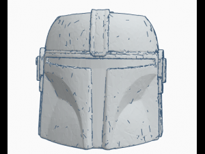 mandalorian planter 3D Model