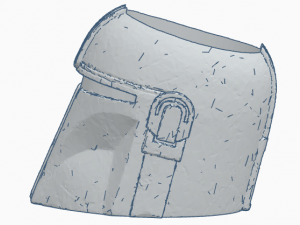 mandalorian planter Model 3D