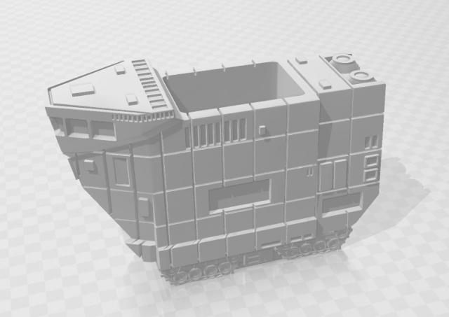 java sandcrawler planter pot Model 3D .c4d .max .obj .3ds .fbx .stl .blend 