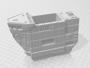 java sandcrawler planter pot 3D Model