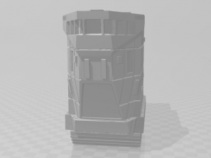 java sandcrawler planter pot Model 3D