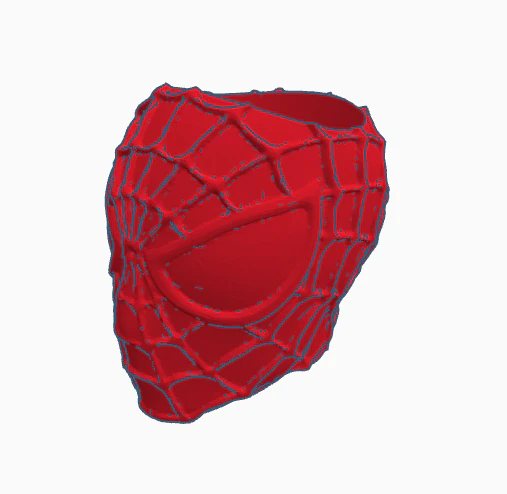 spiderman plant pot 3D Model .c4d .max .obj .3ds .fbx .stl .blend 