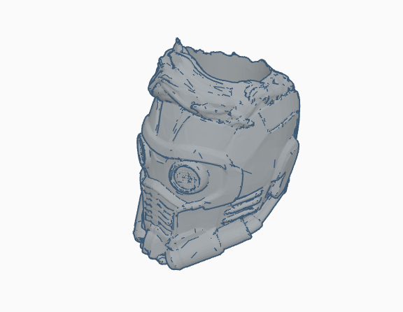 starlord flower pot Model 3D .c4d .max .obj .3ds .fbx .stl .blend 