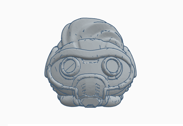 starlord succulent planter 3D 모델 .c4d .max .obj .3ds .fbx .stl .blend 