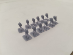 necron punk heads Model do druku 3D