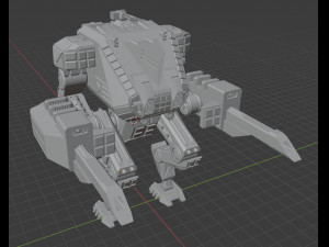 alternative armiger with autocanons and stabber 3Dプリントモデル