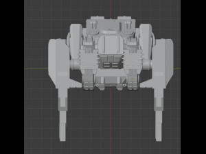 alternative armiger with autocanons and stabber 3Dプリントモデル