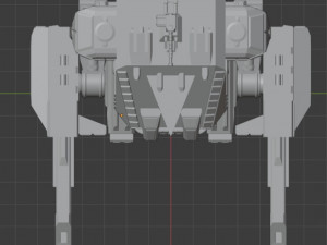 alternative armiger with autocanons and stabber 3Dプリントモデル