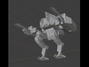 alternative armiger with autocanons and stabber 3Dプリントモデル