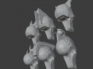 alternative necron lord heads Model do druku 3D