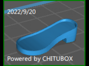 The sole for shoes with a small heel Modelo de Impressão 3D