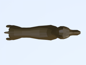 doberman low-poly Modèle 3D