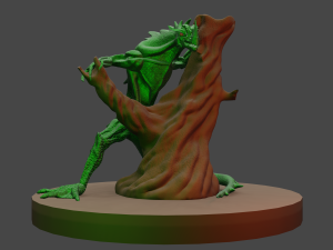 ancient lizard 3D 模型