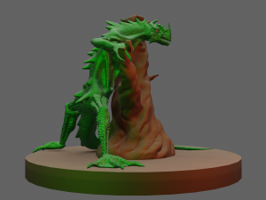 ancient lizard 3D Model
