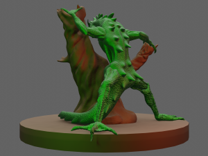 ancient lizard 3D Model