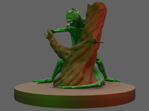 ancient lizard 3D Model